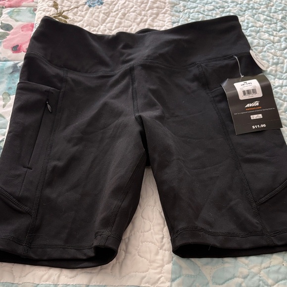 Avia Women's Black Bike Shorts - Picture 1 of 11